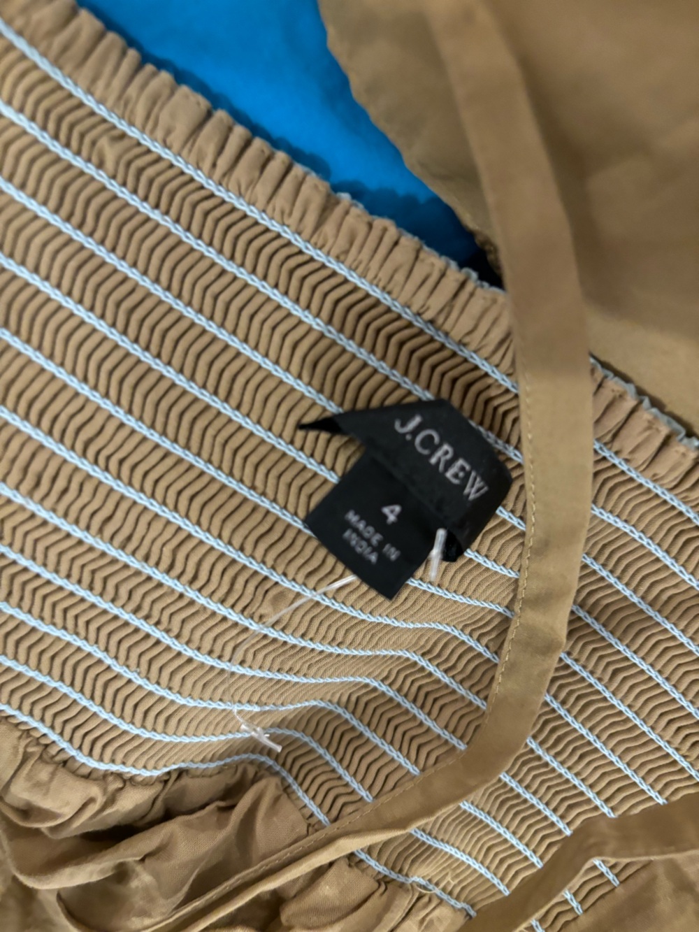 Jcrew Colorblock Tiered Sundress in Blue, Orange, Pink - Picture 6 of 7